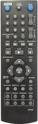 BhalTech UN190 DVD System Universal Remote Control Compatible for Sony Philip Lg Sam-Sung and Many More DVD Remote Controller