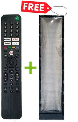 Sugnesh (Remote + Cover) Compatible with Sony Smart led/lcd Tv Remote with PU leather Cover, (No Voice Command), (Before Order,match with your old remote) Remote Controller
