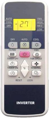 Kpdp Remote Compatible for Hitachi Ac Remote Remote with Backlight (AC-220) Suitable with Hitachi Inverter Split Ac Remote Remote Controller