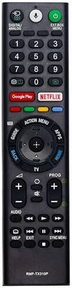 ditec Replacement Voice Remote fit for Sony TV KD-43X7500F KDL-43W800G KDL-49W800G RMF-TX310P Voice Remote with Netflix Function Compatible with  Smart LED TV Sony Remote Controller
