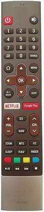 ditec Remote (Without Voice) with Netflix Button Compatible with  Smart LED TV Skyworth Remote Controller