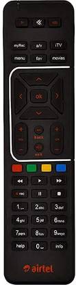 SJ24 MOBILE HOSPITAL  Set Top Box/DTH/Digital TV Remote with Cover/Recording Function Airtel Remote Controller