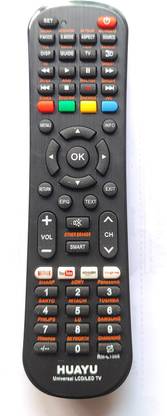 Harsh Enterprises Huayu Universal LCD LED TV Remote control Suitable for all types Huayu models Smart remote control with Free Battery VU Remote Controller