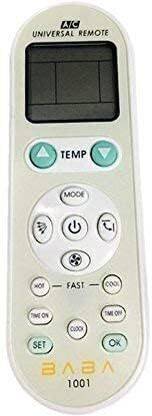 Tech Vibes Baba Ac Remote 2001 Compatible with Baba 2001 Universal AC Remote Control,Daikin,Hitachi Baba Ac Remote Remote Controller