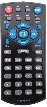 BhalTech IT-500B SUF Home Theater System Compatible for Home Theater Intex Remote Controller