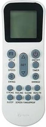 Tech Vibes Model No:- 125 Ac Remote Compatible for Godrej Lloyd  Ac Remote Blue Star Remote Controller