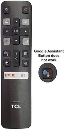 Gezok TCL Remote  for Smart HD TV without Voice Function /Google Assistant TCL Remote Controller