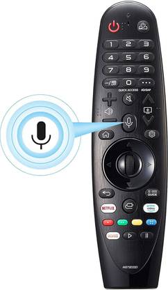 TECHNOWISE Bluetooth Magic Remote No. AN - MR20 with Voice Function Replacement of LG Smart LED TV Remote Controller