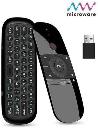 microware W1 Air Remote Mouse, 2.4GHz Mini Wireless Keyboard with Gyro Mouse ANDROID, MINI PC, SMART TV, PROJECTER Remote Controller