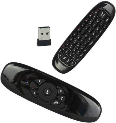 MARS Bluetooth Voice Remote Compatible for Mi TV Remote Netflix Prime Video Hot Keys Air Mouse Keyboard, 2.4GHz Technology Wireless Air Mouse Keyboard Remote Control Realme TV, Samung TV, sony bravia, mi tv Remote Controller