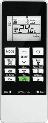 Cezo AC 168D Hitachi Inverter Split Window Ac Remote Controller