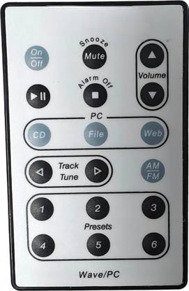 Ehop Bose A4 Compatible Remote Control for Boat Soundtouch Wave Radio/CD System Bose Remote Controller