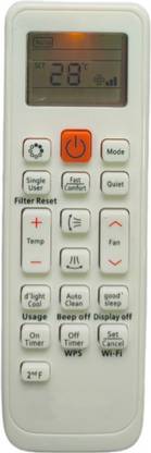 NixGlobal 58 AC with ( 2nd ) Function Remote Compatible for SAMSUNG AC Remote Controller