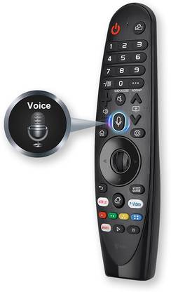7SEVEN MR20GA Compatible for LG Magic Tv Remote Control with Voice MIC & SCROLL Feature Existing Remote must be R-C-LGE-MR20GA Freespace (Suitable for LG Television) LG Tv Remote Controller