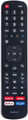 Woniry Remote Control EN2BY27V Compatible for VU LED TV (Black) रिमोट कंट्रोलर