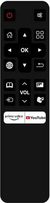 Nij "19740000" Smart LED TV Remote Control Non-VOICE VW/LLOYD/IBELL/LYF/BPL With Hot Keys Prime Video and YouTube Remote Controller