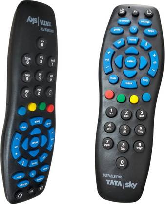 TM&W Compatible With Tata Sky SD / HD / HD+ Plus / 4K DTH Set Top Box. Remote Control for Tata Sky Binge Plus SetTop Box TM&W Remote Controller
