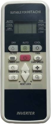 Rohit Electronics Air Conditioner Remote Compatible With Hitachi Split/Window Ac (EXACTLY SAME REMOTE WILL ONLY WORK) Remote Controller