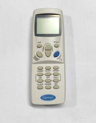 Harsh Enterprises Compatible with Carrier AC  Split/Window AC Remote control with Battery Free Carrier Remote Controller