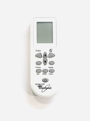 S R WEBSHOP AC Remote Compatible For Whirlpool 6th Sense VE AC 84 Whirpool Remote Controller