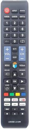 BhalTech LED300 V.2-UNI LCD Smart TV Universal Remote Control with with Netflix Hotstar YouTube Function Compatible for Non Branded LED LCD Remote Controller