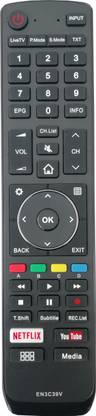 OG Remote EN3C39V with Netflix Youtube Function Compatible for VU SMART LED LCD TV Remote Controller
