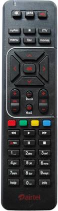 Harsh Enterprises Airtel Dth Set top box Remote control unversal remote digital tv remote control with Battery Free Direct to Home Remote Controller