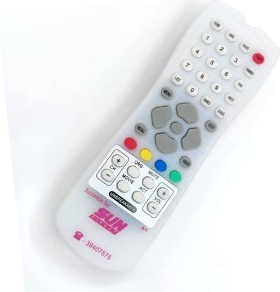 ERHIndia Compatible and Suitable for Sun tv Plus Remote Direct Set top Box Remote SUN Direct Remote Remote Controller