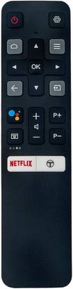 Tech Vibes Remote Compatible with TCL Smart TV Remote with Google Assistant & Voice Command TCL RC 802V Remote Controller