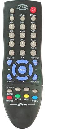 LipiWorld URC-19 CRT TV Universal Remote (Work with All Most) Compatible For RC-1029 RC 38X,RC 53X,RC 65X,RC 92X RC 55Z RC 55Z,RC 64Z,RC 97Z RC-66RL BPL Tv Remote Controller