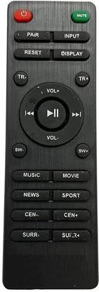 HDF Replacement Remote Control with Music, Movie, News & Sport Button Reconnect Home Theater, Boat Aavante Bar 3100D Soundbar Speaker Remote Controller