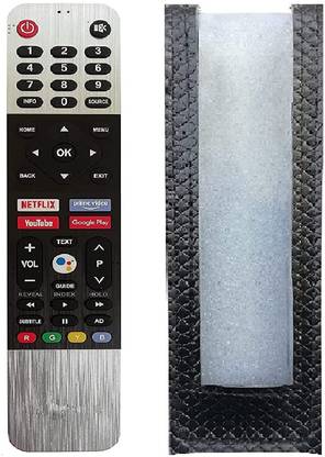 BhalTech TV PU Leather Case Cover Perfect Fitting Specially Designed Protective Remote (Only Remote Cover) Pls Check Your Remote Dimensions Compatible for SKYWORTH Remote Controller