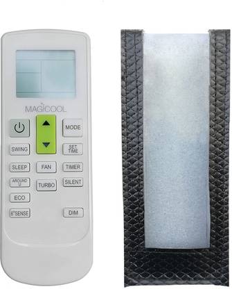 BhalTech Leather PU Remote Case Cover Perfect Fitting Specially Designed Protective Remot (Only Remote Cover)Pls Check Your Remot Dimensions for Whirlpool Magicool AC 225 Remote Controller