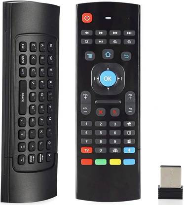 TIZOQ 4 in 1 Replacement Air Mouse Remote Control for Android Devices, Wireless Keyboard, 6-Axis Somatosensory, IR Remote Learning Android TV Box, Mini PC, Windows Remote Controller