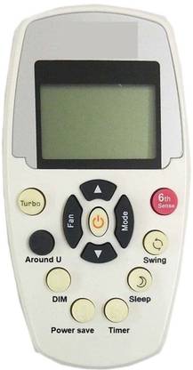 HDF Replacement Control Compatible for Whirlpool AC (110-AROUNDU) Whirlpool AC Remote Controller