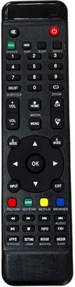 HDF Compatible for Intex LCD LED TV (SH3204 SH4004) Intex LCD LED TV Remote Controller