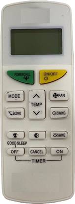 SHIELDGUARD AC Remote Control No. 202A Compatible for Powerchill Universal AC Daikin Remote Controller