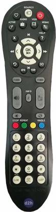 NixGlobal Built-in D2h Set-Top Box Led Remote Compatible with VIDEOCON D2H SMART LED LCD TV Remote Controller