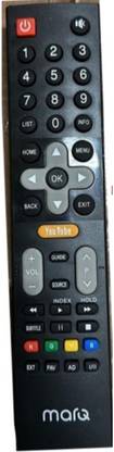 Ethex Tv remote replacement for Marq tv remote control New TvR-128 Compatible with Marq tv remote (Same remote Only will work) Remote Controller