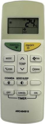 miracles in hand MIH132H AC REMOTE MODEL NO: ARC484B15 COMPATIBLE WITH DAIKIN Remote Controller