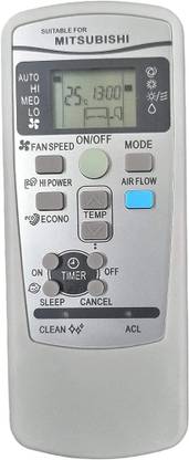 NixGlobal 25A-1 MITSU-BISHI AC Remote Compatible with MITSUBISHI 1 / 1.5 / 2 TON AC Remote Controller