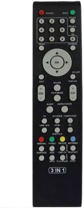 HDF Compatible for Haier LCD LED TV Remote (HR-3in1) Haier LCD LED TV Remote Remote Controller