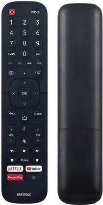 ERNIL Smart Tv Remote Compatible for ERF2F60G HISENSE 32A56E LED TV ERF2F60G NonVoice(Your Old Remote Must be Exactly Same) Remote Controller