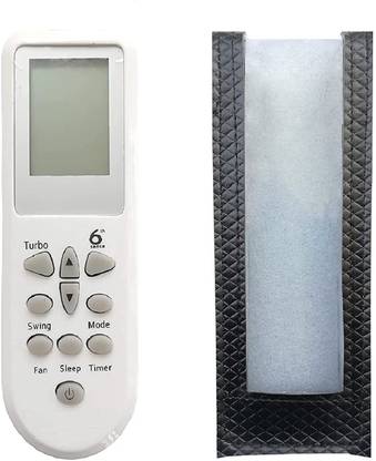 BhalTech VE- 84 PU Leather Case Cover Perfect Fitting Specially Designed Fully Protective (Only Remote Cover) Pls Check Your Remote Dimensions Compatible for Whirlpool AC Remote Controller