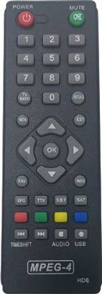 NIJ STB HD6 MPEG-4 Set Top Box Remote Control DAPIC Remote Controller