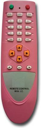 TIZOQ Free Dish Set Top Box DTH (I.C-LED-PNK) DVB Free Dish Set Top Box DTH Remote Controller