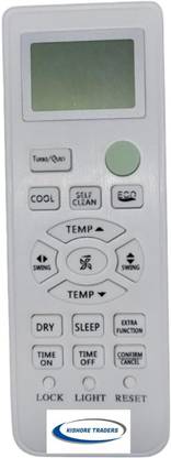 Kishore Traders Compatible Remote Control For Haier Ac (Eco Button) Haier AC Remote Controller