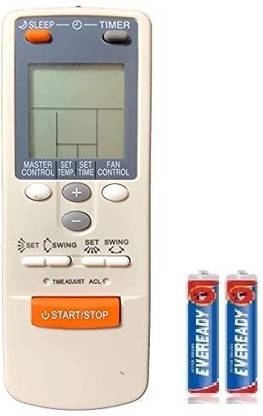 Adam Split/Window AC Remote Control [Double Set-Swing] with Complementary Battery O GENERAL Remote Controller