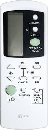 7SEVEN 39 Model Suitable for Split and Window AC- Match Remote Key by Key with Existing Videocon Air Conditioner Remote Controller