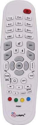 LRIPL PXS07 GTPL HD Set Top Box Remote Control Compatible for GTPL HD Set Top Box GTPL, Hathway, DEN, HD Set Top Box Remote Controller